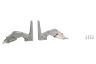 Siemens GU15DAFF0G/02 Frigorífico Bisagra puerta frigorífico 