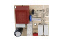 Bauknecht HDVM 1160 S 857957315801 Cappa aspirante Pulsantiera e circuito stampato 
