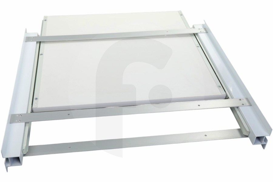 Nedco  Telaio intermedio universale (distanziatore, kit di impilaggio, pezzo di raccordo) per lavatrice e asciugatrice 60400100