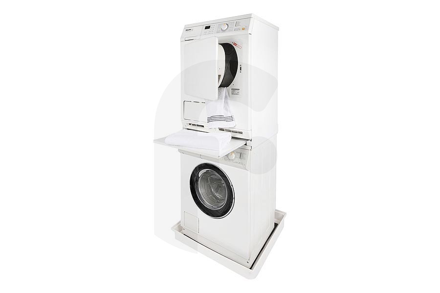 Constructa Secadora Marco intermedio universal (inserción, kit de superposición, conexión) incl. cajón para lavadora y secadora 60300600