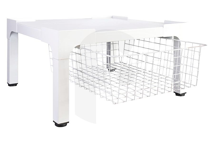 Nedco  Piedistallo regolabile universale per lavatrice o asciugatrice bianco con cestello 60601400