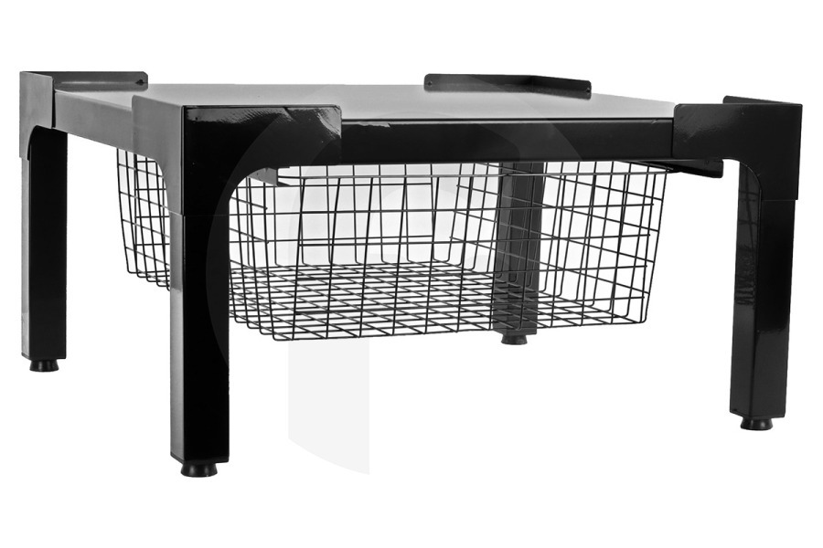 Nedco 60601401  Elevador Lavadora/Secadora "Heavy Bold" Negro apto para entre otros Carga máxima 200 kg