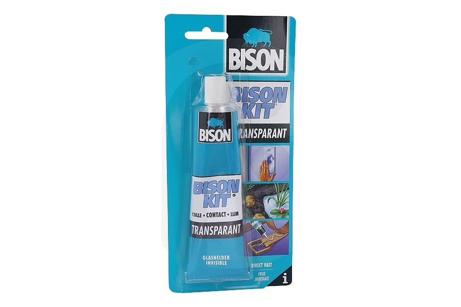 Bison Lavatrice Bison kit colla trasparente 100 ml lavatrice 6305943 adatto a tra cui adesivo a contatto