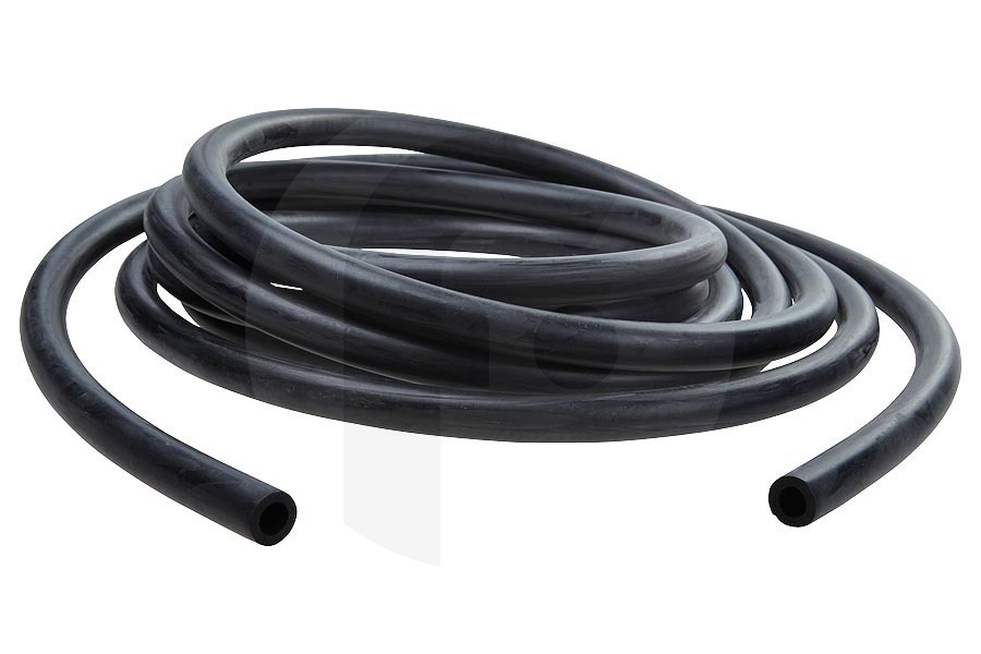 Universeel Lavadora Manguera de nivel universal (manguera, manguera de goma, válvula de entrada de manguera) en rollo 5 metros negro lavadora 00110602 apto para entre otros 9 x 15 mm