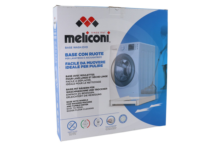 Meliconi  Meliconi Base Wash Evo Untergestell (Sockel, Trolley) Waschmaschine, Trockner