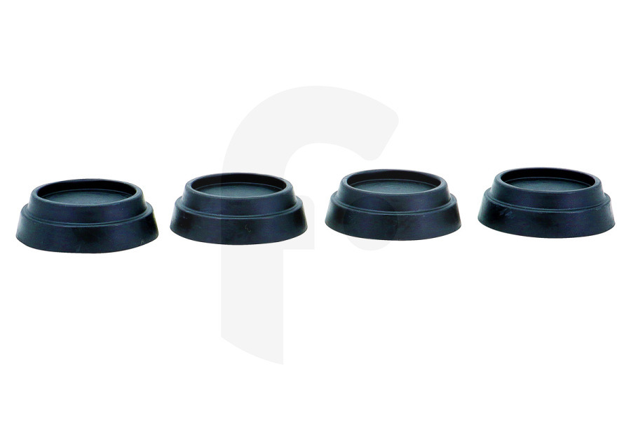 Universeel Lavadora Amortiguadores de vibraciones universales juego de 4 piezas Lavadora apto para entre otros Negro, juego de 4 piezas.