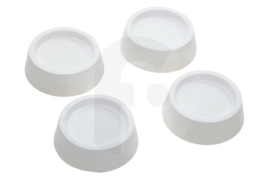 WPRO Lavatrice Piedini in gomma ammortizzanti WPRO (Set di 4 pezzi) per lavatrice 484000008531, SKA202