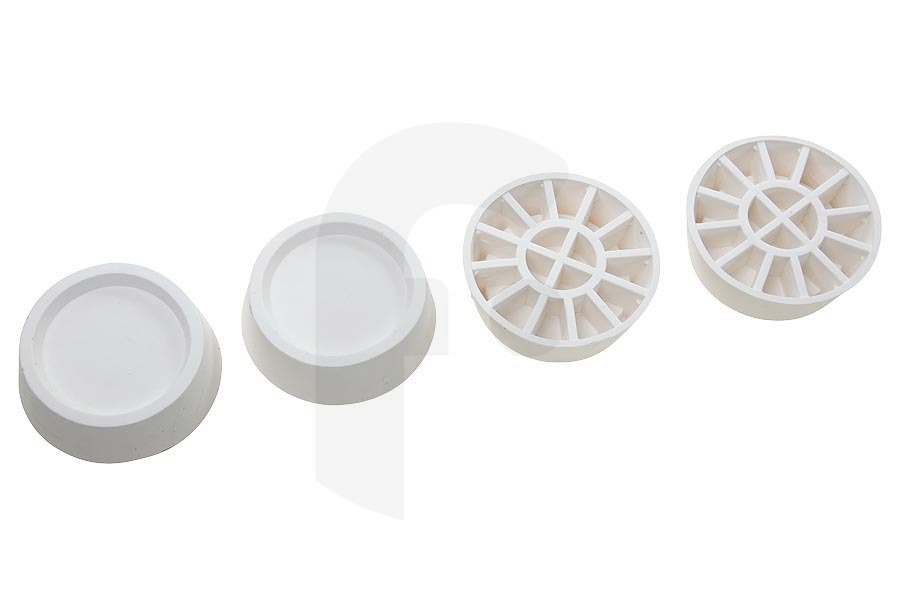 WPRO  Piedini in gomma ammortizzanti WPRO (Set di 4 pezzi) per lavatrice 484000008531, SKA202