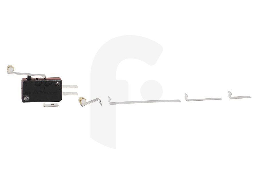 Universeel Machine à laver Micro-interrupteur (microrupteur) universel avec 5 supports lave-linge convient pour o.a. 6,3 mm 16 A