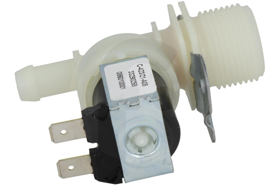 Rex-electrolux  Valvola di ingresso (valvola elettrica, flussometro) singolo dritto per, tra gli altri, Electrolux lavatrice 4055046561