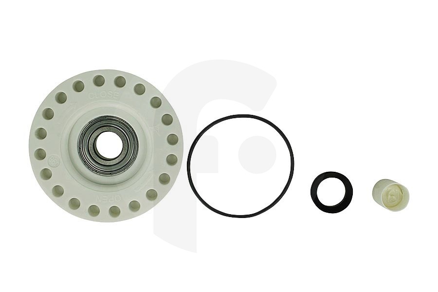 AEG Lavatrice Cuscinetto (cuscinetto di supporto, cuscinetto del tamburo, cuscinetto della carenatura) completo sinistra per, tra gli altri, AEG lavatrice 4071430963