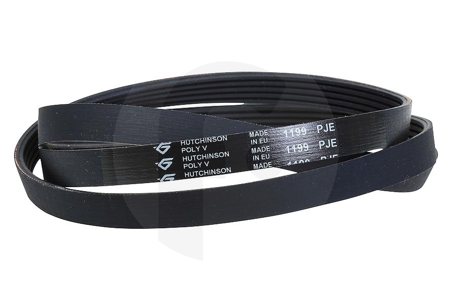 Zanker Secadora Correa Poly-V (correa, correa en V, correa acanalada) 1199PJE para, entre otros, AEG lavadora 1462477009 apto para entre otros L85370, L86560, EWT1276