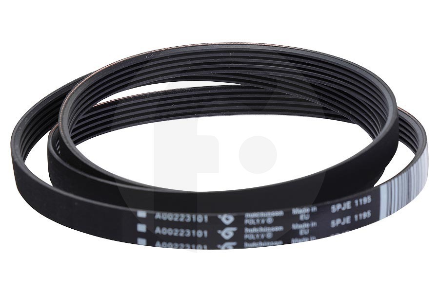 AEG Lavatrice Cinghia Poly-V (cinghia, cinghia a v, cinghia con nervature) 1195 PJE5 per AEG, Electrolux e altri lavatrice 140002231011