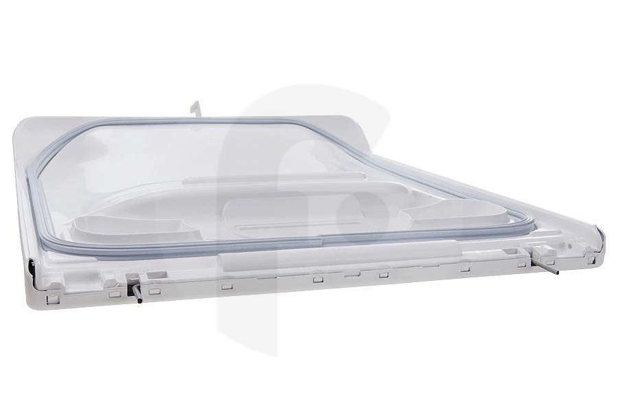 AEG Lavatrice Coperchio completo (sportello, porta) incl. chiusura e gomma bianco per AEG, Electrolux e altri lavatrice carica dall'alto 140227974023