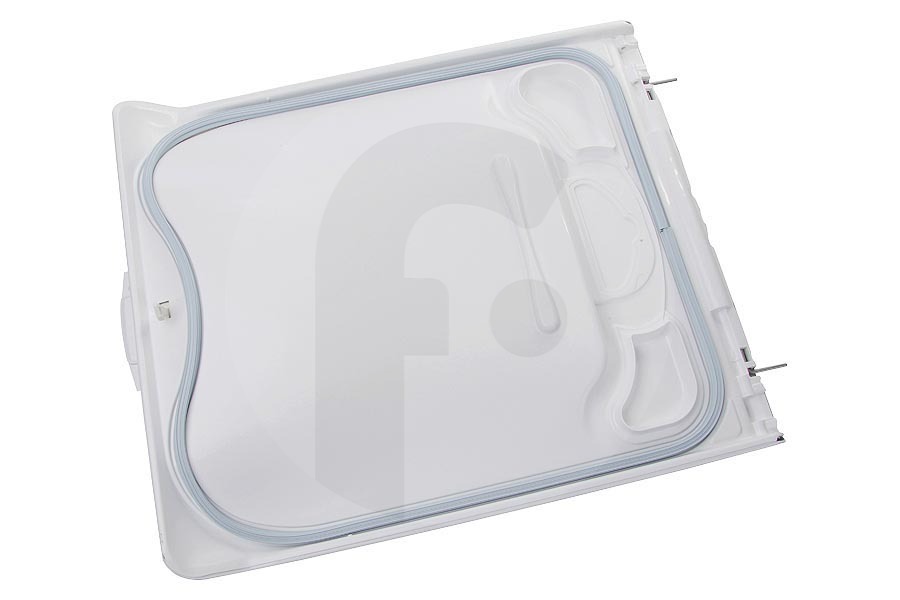 AEG Lavatrice Coperchio completo (sportello, porta) incl. chiusura e gomma bianco per AEG, Electrolux e altri lavatrice carica dall'alto 140227974023