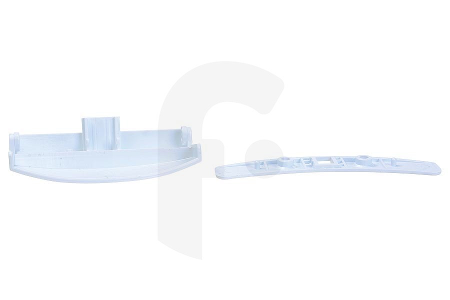 AEG Lavatrice Maniglia della porta (manico, leva della porta) set completo bianco per, tra gli altri, AEG lavatrice 4055087003