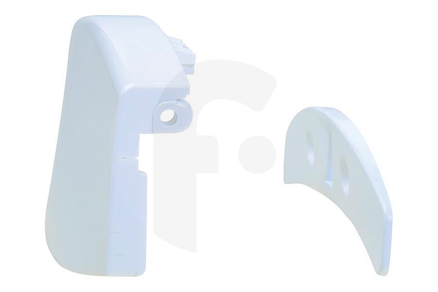 AEG Lavatrice Maniglia della porta (manico, leva della porta) set completo bianco per, tra gli altri, AEG lavatrice 4055087003
