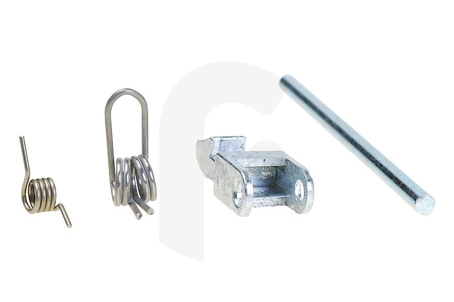 AEG Lavatrice Maniglia della porta (manico, leva della porta) set completo bianco per, tra gli altri, AEG lavatrice 4055087003