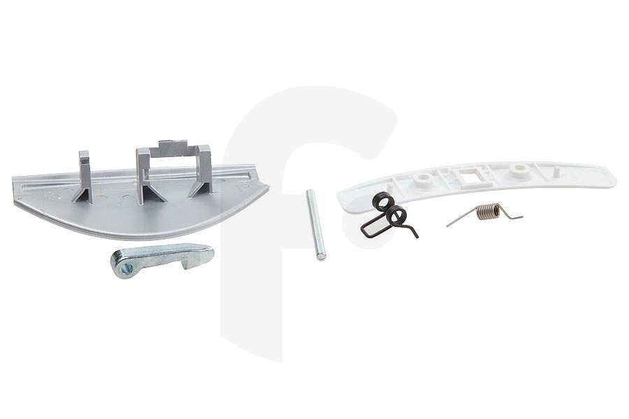 AEG Lavatrice Maniglia per oblò (maniglia (Set completo, argento)) lavatrice 50277720004