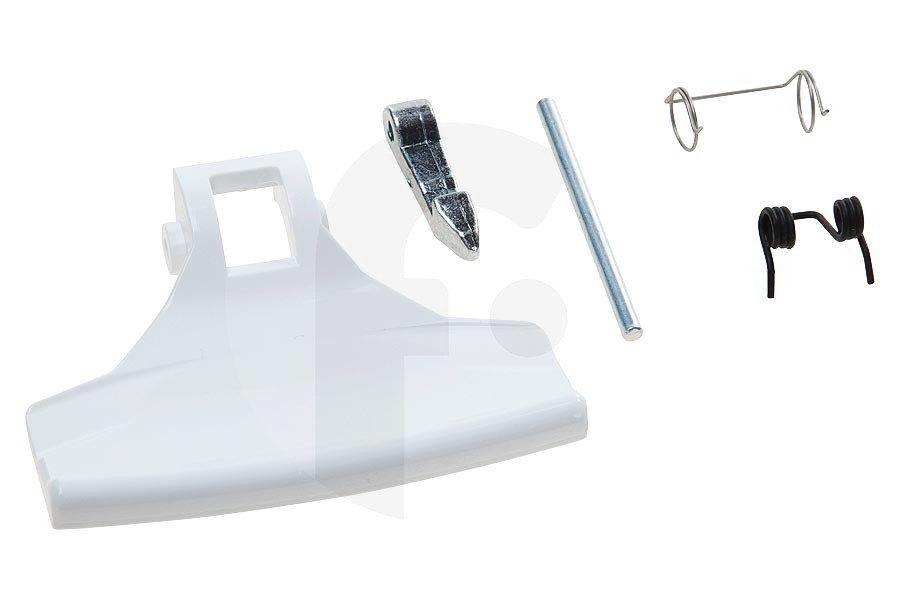 Zanussi-electrolux Lavadora Tirador de puerta (juego completo -blanco-) lavadora 4055186631 lavadora 4055186631 apto para entre otros EWS1061, KWF60200, ZWH6125