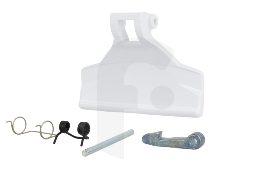 Zanker Lavadora Tirador de puerta (juego completo) para AEG, Electrolux y otros lavadora 4055186631 apto para entre otros EWS1061, KWF60200, ZWH6125