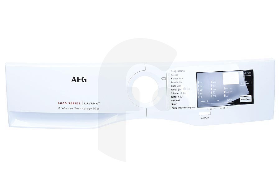 AEG Lavadora Panel de control para AEG, Electrolux y otros lavadora 140124292016 apto para entre otros L6FBB