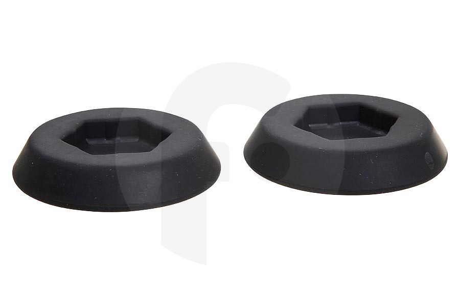Faure Lavadora Patas de goma para lavadora 4055126249 apto para entre otros pies ajustables hexagonales