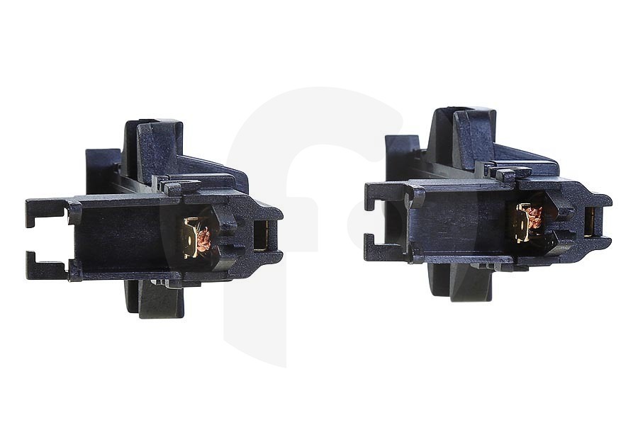 AEG Lavatrice Spazzola al carbone (set di spazzole al carbone) nel supporto contatto piccolo per AEG, Electrolux e altri lavatrice 4055050480