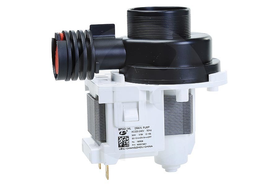 Zanker Lavadora Bomba de desagüe (bomba de agua) 30W para AEG, Electrolux y otros lavadora 140000738017 apto para entre otros ESF63020, RSF64010
