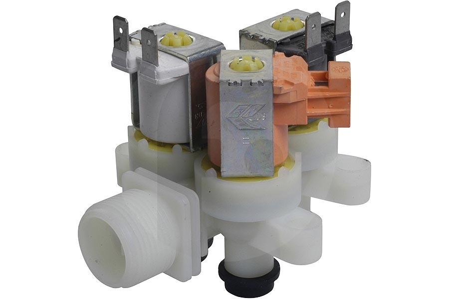 Zanker Lavadora Válvula (triple) pour AEG, Electrolux y otros lavadora 4071360194 apto para entre otros lavamat 72 738,