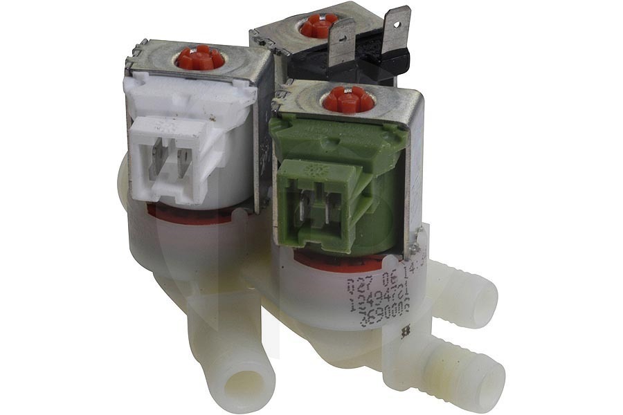 Zanker Lavadora Válvula (triple) lavadora 1249472141 apto para entre otros L16810, L12710, L14810