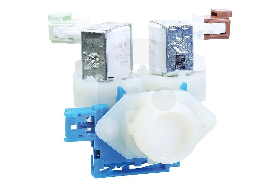 AEG Lavadora Válvula de entrada doble recta (2 vías) válvula magnética para AEG, Electrolux y otros lavadora 1325186508