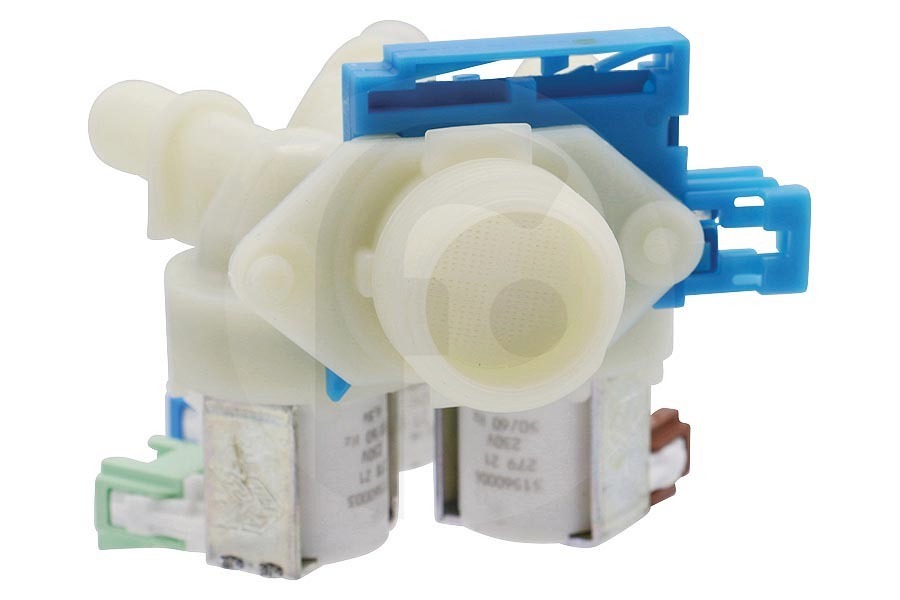 AEG Lavadora Válvula de entrada (electroválvula, caudalímetro) de 3 vías recta para AEG, Electrolux y otros lavadora 1325188207 apto para entre otros L76685FL, L89499FL2, WASL2E202