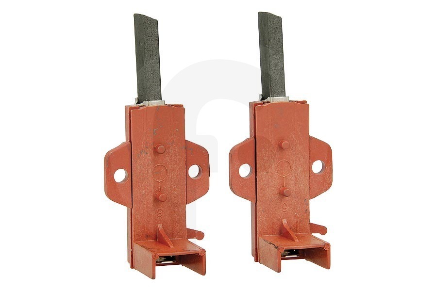 Indesit Lavatrice Spazzole di carbone (set di spazzole di carbone) nel supporto set di 2 pezzi per, tra gli altri, Ariston lavatrice C00196544, 196544