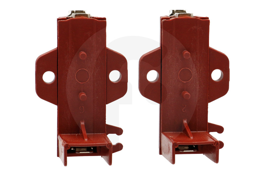 Alternatief Lavatrice Spazzole di carbone (set spazzole di carbone, spazzola di carbone) nel supporto 2 pezzi per Ariston e altri lavatrice 196544, C00196544