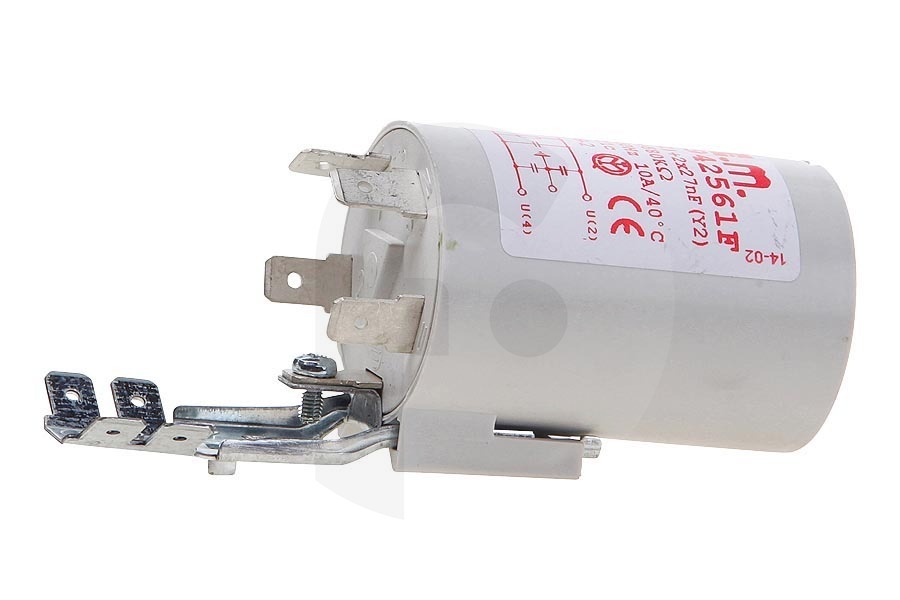 Ariston-Blue Air Lavatrice Condensatore di soppressione delle interferenze (condensatore di soppressione, soppressione del condensatore) 0.47uF per, tra gli altri, Ariston lavatrice C00064559, 64559