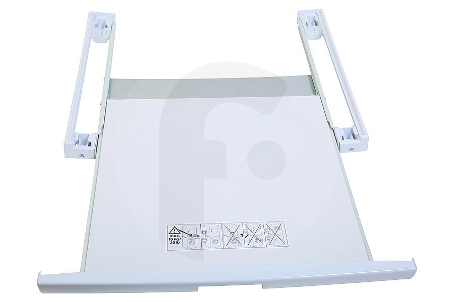 Constructa Asciugatrice Kit sovrapposizone mensola estraibile per lavatrice e Asciugatrice per Bosch, Siemens 00574010, WTZ11400