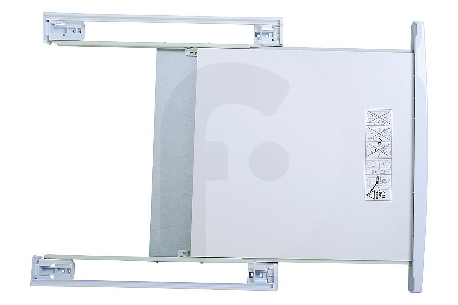 Constructa Asciugatrice Kit sovrapposizone mensola estraibile per lavatrice e Asciugatrice per Bosch, Siemens 00574010, WTZ11400