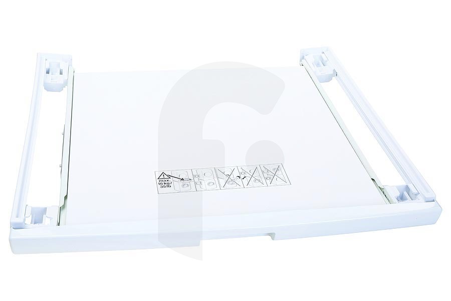 Constructa 244044, 00244044 Secadora Marco intermedio (espaciador, kit de apilamiento, pieza conectora) con cajón para lavadora y secadora para, entre otros, Bosch, Siemens 00244044, 244044 apto para entre otros WTZ11300