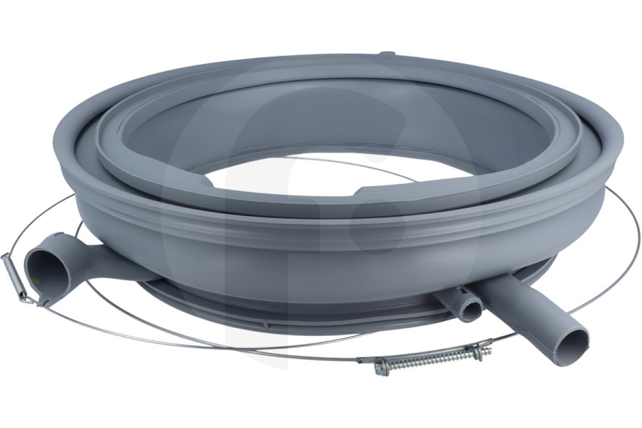 Bosch Lavadora Junta de puerta con anillos de sujeción para lavadora Bosch, Siemens 20002390 apto para entre otros WAV28M9001, WAV28M4X04