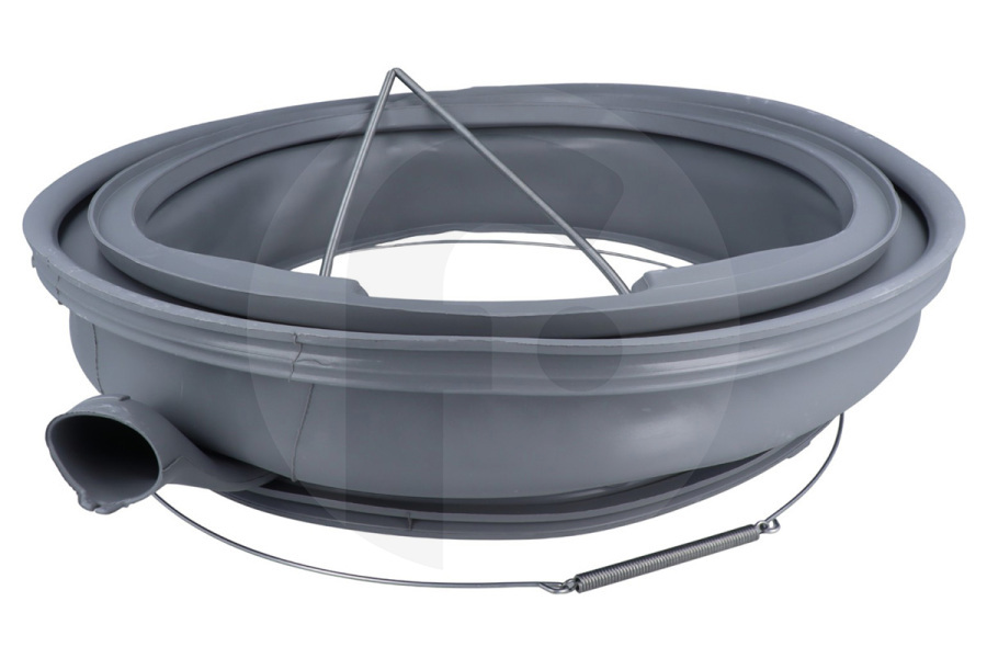 Siemens Lavadora Junta de la puerta (sello de la puerta, junta de goma) con boquilla para, entre otros, Bosch, Siemens lavadora 00686004, 686004 apto para entre otros WM14Q36NL, WAQZ28390