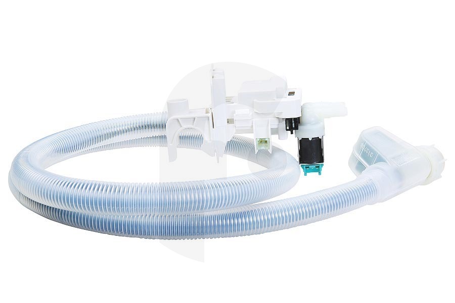 Bosch Lavatrice Tubo di alimentazione (tubo dell'acqua) con blocco dell'acqua (tenuta d'acqua) e valvola di ingresso per, tra gli altri, Bosch, Siemens lavatrice 11019386