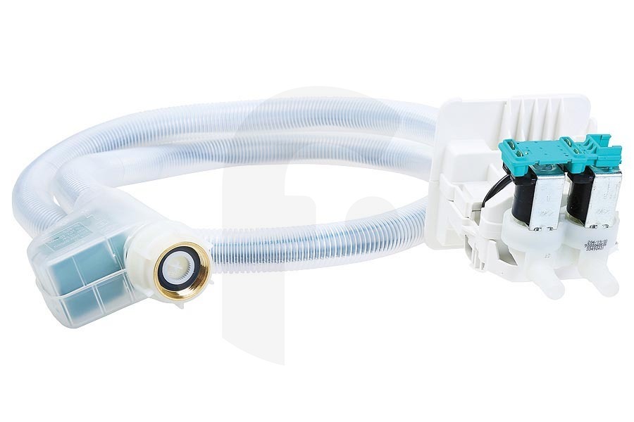 Bosch Lavatrice Tubo di alimentazione (tubo dell'acqua) con blocco dell'acqua (tenuta d'acqua) e valvola di ingresso per Bosch, Siemens e altri lavatrice 00702474, 702474