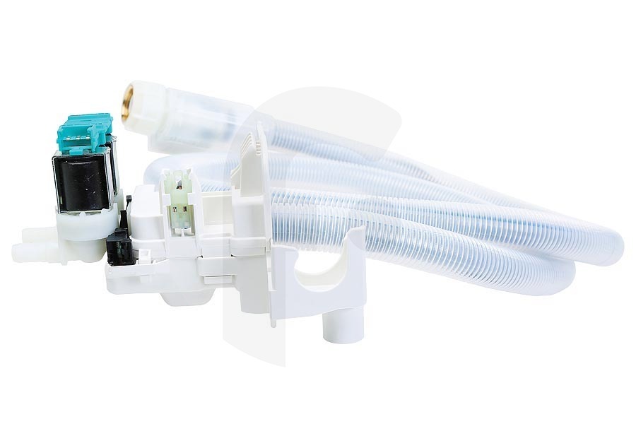 Bosch Lavatrice Tubo di alimentazione (tubo dell'acqua) con blocco dell'acqua (tenuta d'acqua) e valvola di ingresso per Bosch, Siemens e altri lavatrice 00702474, 702474