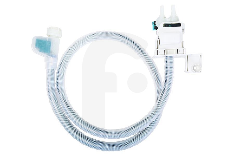 Siemens 702474, 00702474 Lavadora Manguera de suministro (manguera de agua) con freno de agua (sello para el agua) y válvula de entrada para Bosch, Siemens y otros lavadora 00702474, 702474 apto para entre otros WAW32642NL, WAY32890EU, WAS28840NL