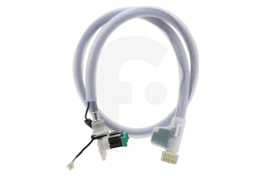 Siemens Lavadora Manguera de suministro (manguera de agua) con freno de agua (sello para el agua) y válvula de entrada para, entre otros, Bosch, Siemens lavadora 00702474, 702474 apto para entre otros WAW32642NL, WAY32890EU, WAS28840NL
