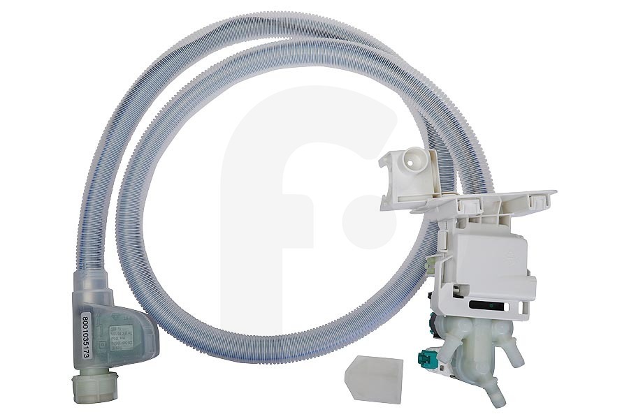 Siemens Lavadora Tubo de entrada (manguera de entrada) incl. tope de agua (aquastop) para Bosch, Siemens y otros lavadora 11025727 apto para entre otros WAW32890NL, WM14W740, WM14W7G2
