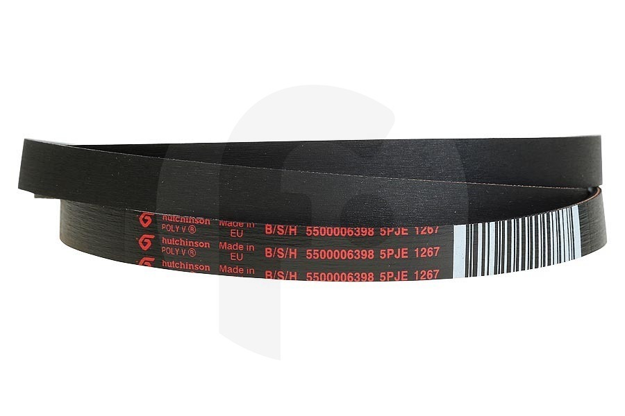 Siemens Asciugatrice Cinghia Poly-V (5PJE 1267 TEM) per lavatrice 369482, 00369482