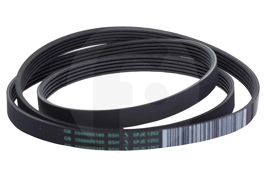 Bosch Lavatrice Cinghia poly-V (fascia, cinghia a v, cinghia dentata) 1252J5 TEM per Bosch, Siemens e altri lavatrice 678914, 00678914