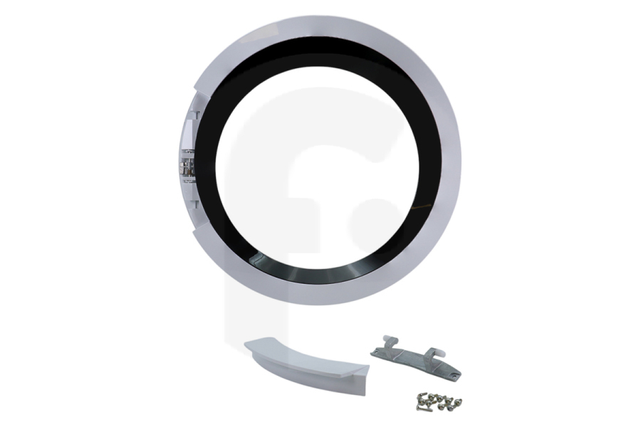 Bosch Lavadora Puerta completa (cristal de escotilla, cristal de puerta) para Bosch, Siemens y otros lavadora 11065239 apto para entre otros WAQ20420GR12, WAQ24410GR11
